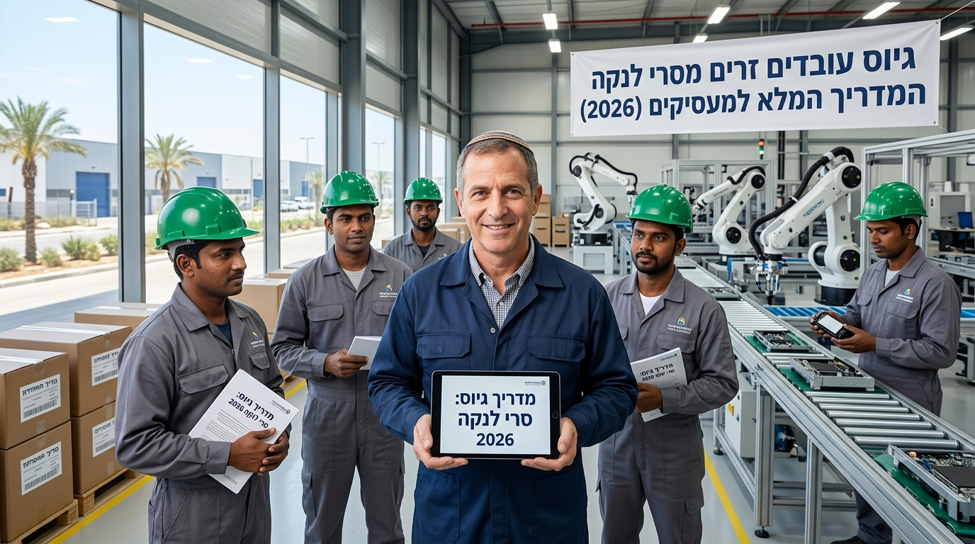 גיוס עובדים זרים מסרי לנקה לתעשייה: המדריך המלא למעסיקים (2026)